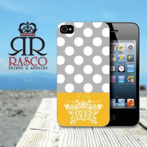 Iphone 4 Case, Iphone 4s Case, Polka Dot Iphone..
