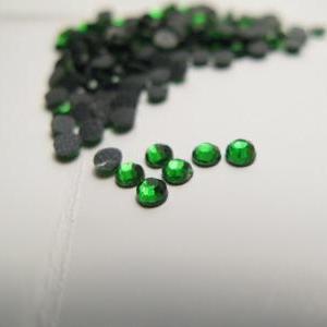 Ss10 Emerald Hotfix Rhinestones Crystal 144 Pieces