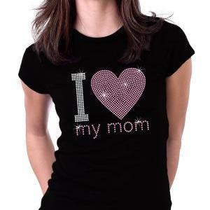 I Love My Mom - I Heart My Mom Rhin..