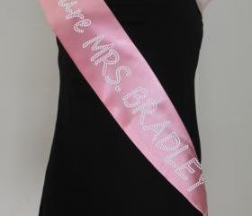 pink bachelorette sash