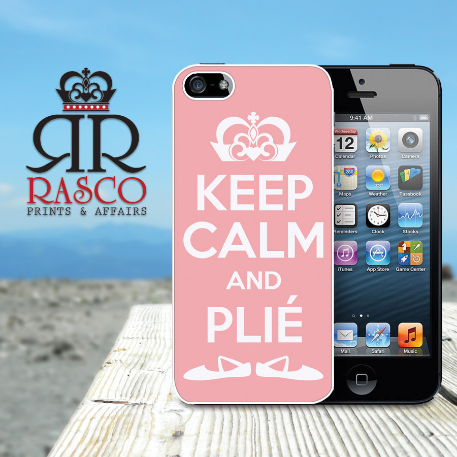 Keep Calm And Plie Iphone Case, Ballet Iphone Case, Iphone 5 Case, Pink Iphone Case (87)