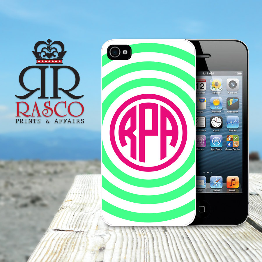 Personalized iPhone Case, iPhone 4 Case, iPhone 4s Case, Custom iPhone Case, Stripe iPhone Case (69)
