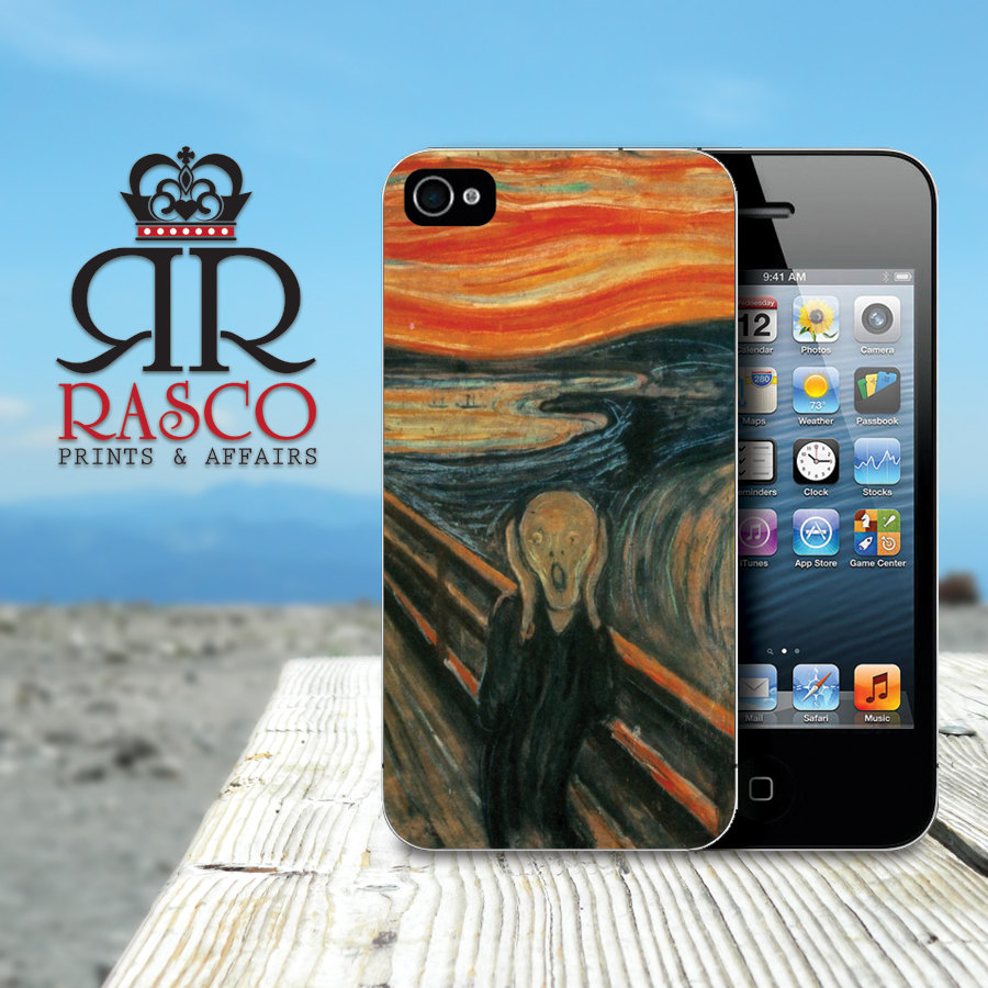Iphone Case, Iphone 5 Case, The Scream Iphone 5 Case, Iphone Art Case