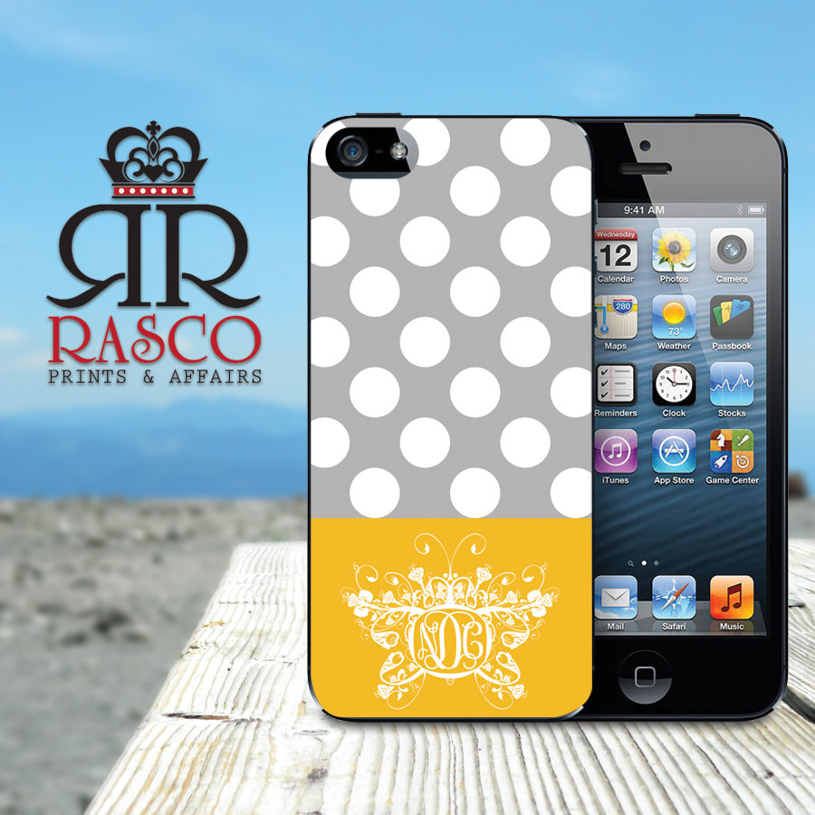 iPhone 5 Case, Polka Dot iPhone Case, Butterfly iPhone Case, Custom iPhone Case (55)