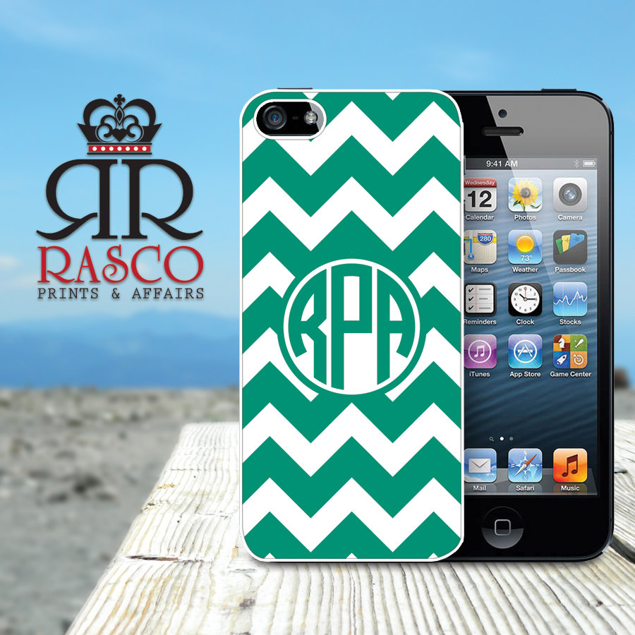 iPhone 5 Case, Chevron iPhone Case, Green iPhone Case, Personalized iPhone Case (57)
