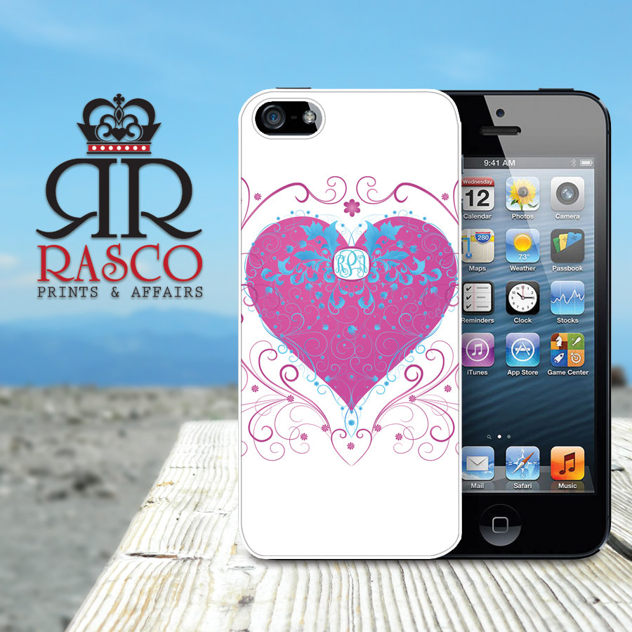 iPhone 5 Case, Personalized iPhone Case. Custom iPhone Case, Heart iPhone Case (59)