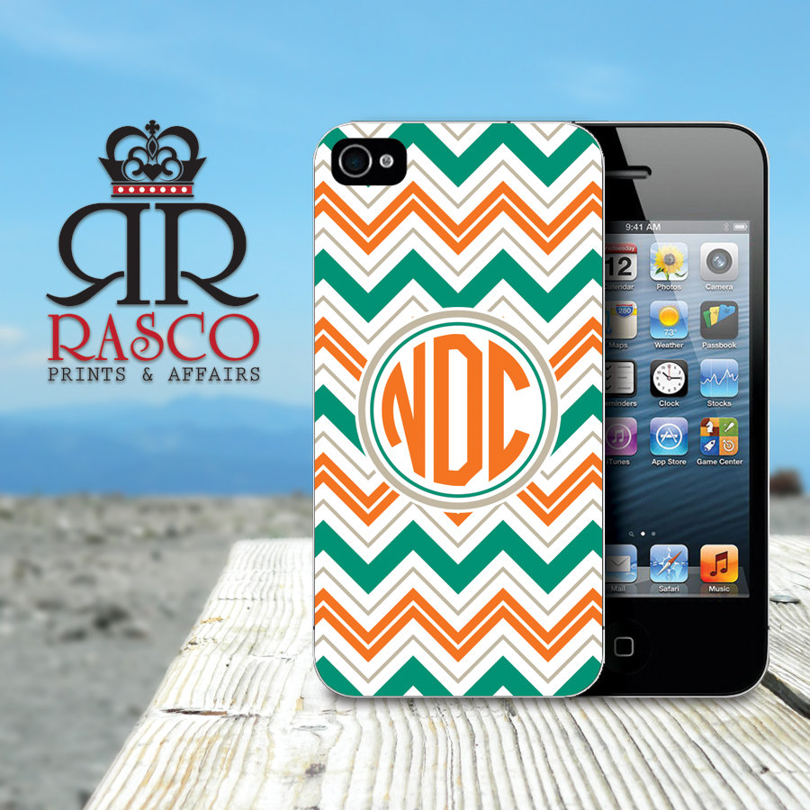 Personalized iPhone Case, iPhone 4 Case, iPhone 4s Case, Custom iPhone Case, Chevron iPhone 4 Case (42)
