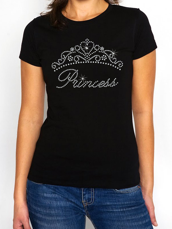 Tiara Princess Rhinestone Shirt